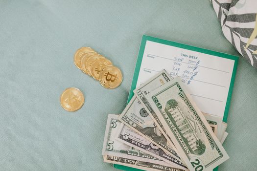 Nederlander bekijkt cryptoportefeuille en belastingaangifte 2026 op laptop